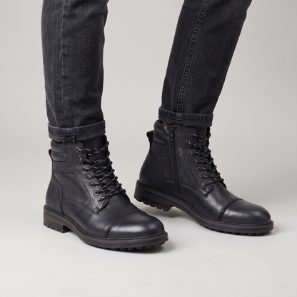 Fitzroy Leather-Look Ankle Boots
