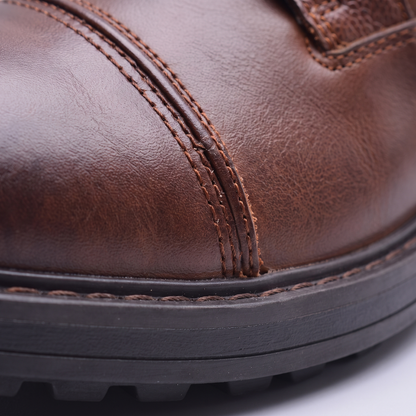 Fitzroy Leather-Look Ankle Boots