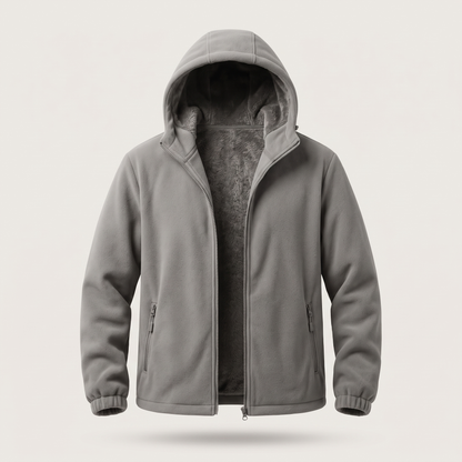 Fleece Lined Winter Jacket - Grey