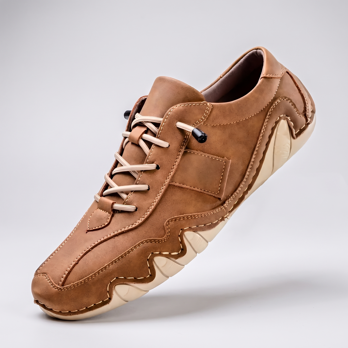 Flex Sole Comfort Trainers - Desert Oak