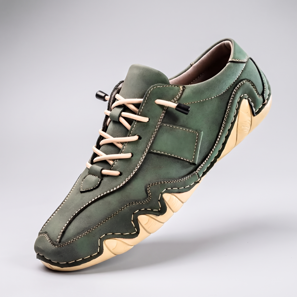 Flex Sole Comfort Trainers - Olive Drift