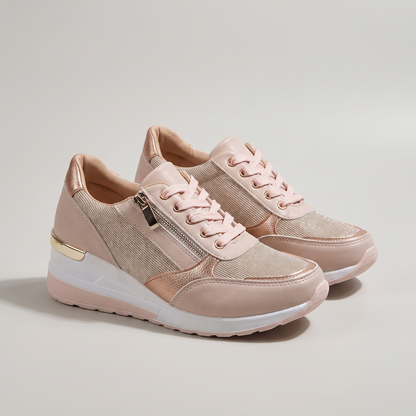 Flexi Zip Women's Sneakers - Rose