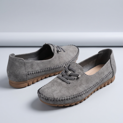 Flexible Comfort Moccasins - Grey