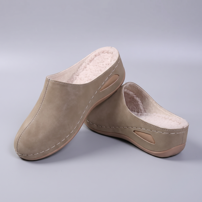 Florence Comfort Slippers - Beige