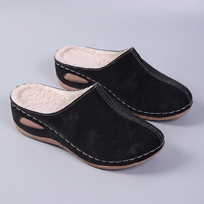 Florence Comfort Slippers - Black