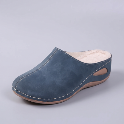 Florence Comfort Slippers - Blue