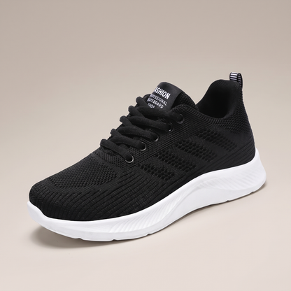Florence Knit Walking Trainers - Black