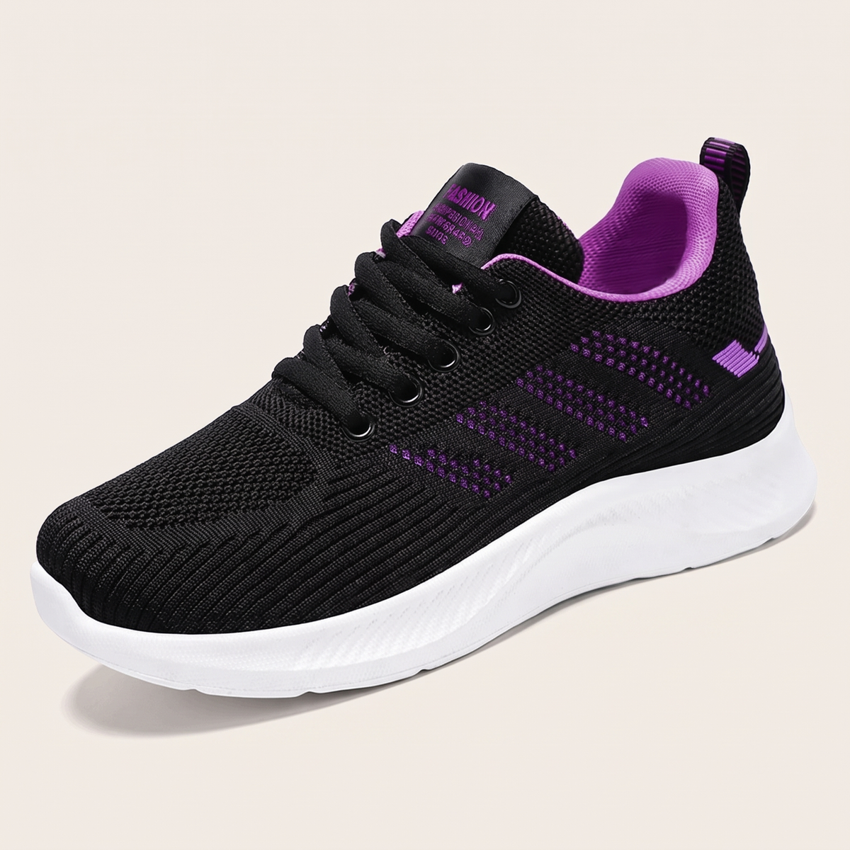 Florence Knit Walking Trainers - Purple