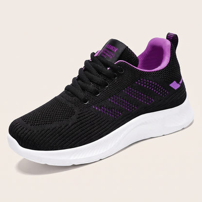 Florence Knit Walking Trainers - Purple