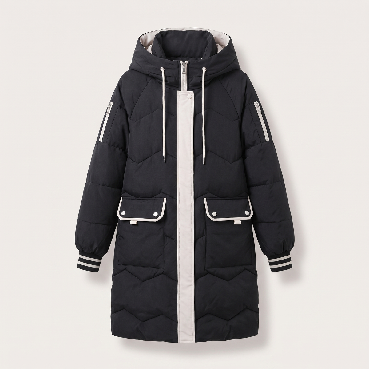 Florence Premium Winter Coat - Black