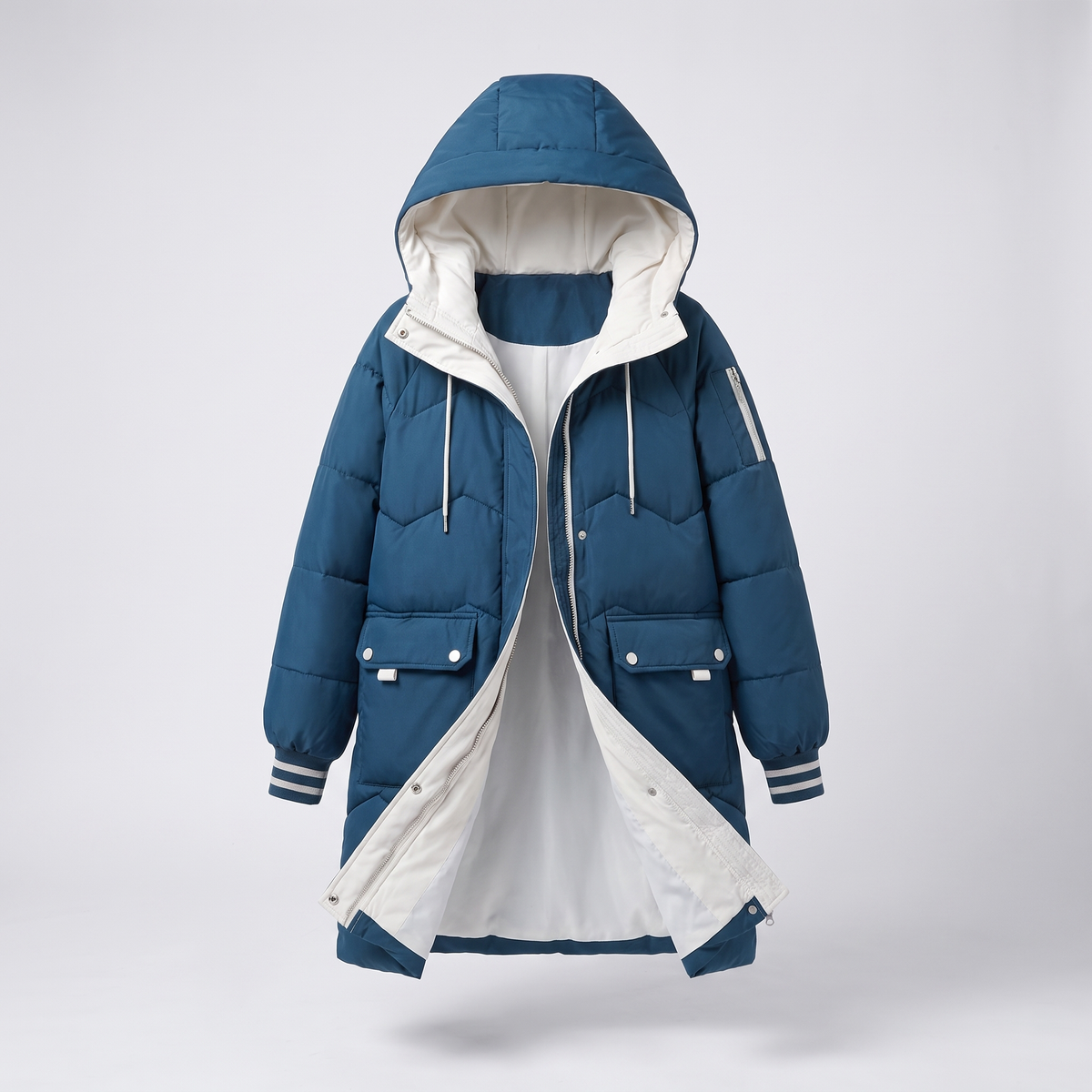 Florence Premium Winter Coat - Blue