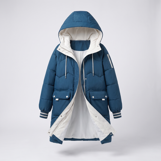 Florence Premium Winter Coat - Blue
