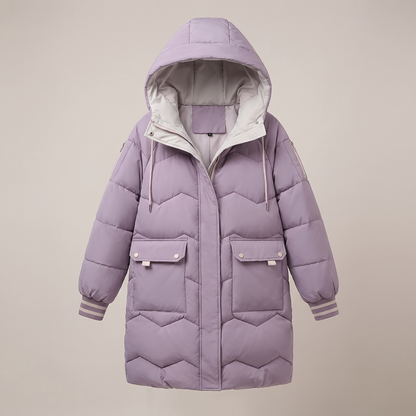 Florence Premium Winter Coat - Purple