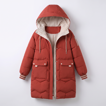 Florence Premium Winter Coat - Red
