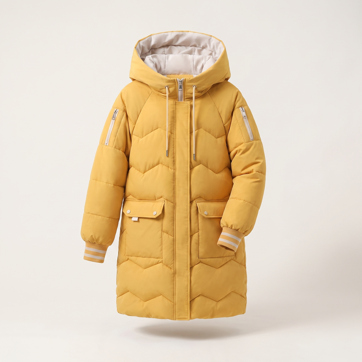 Florence Premium Winter Coat - Yellow