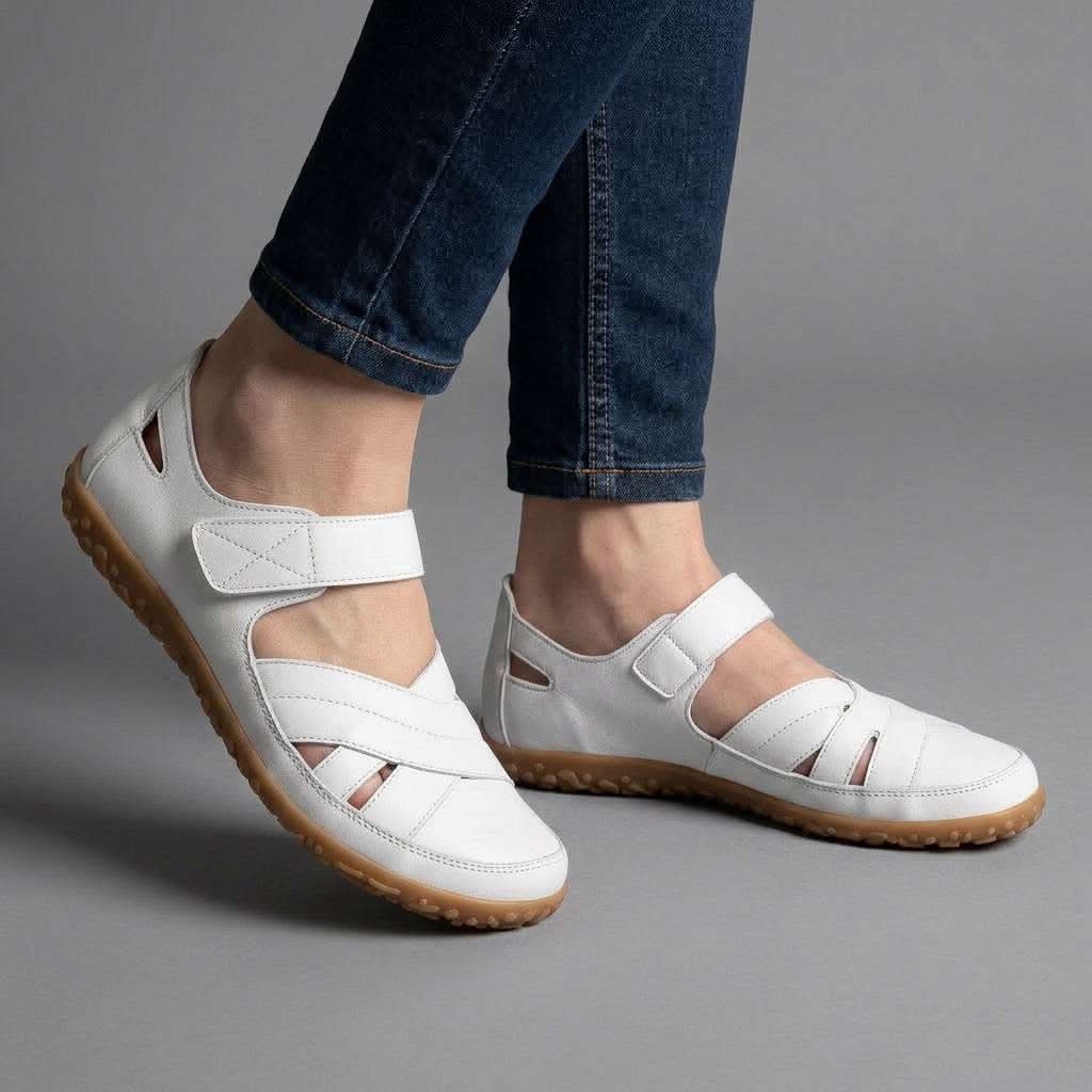 Florence Summer Step Sandals - White