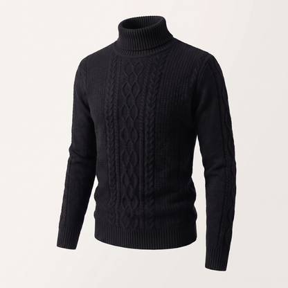 Fluffonia Turtleneck - Black
