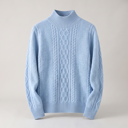 Fluffonia Turtleneck - Sky Blue