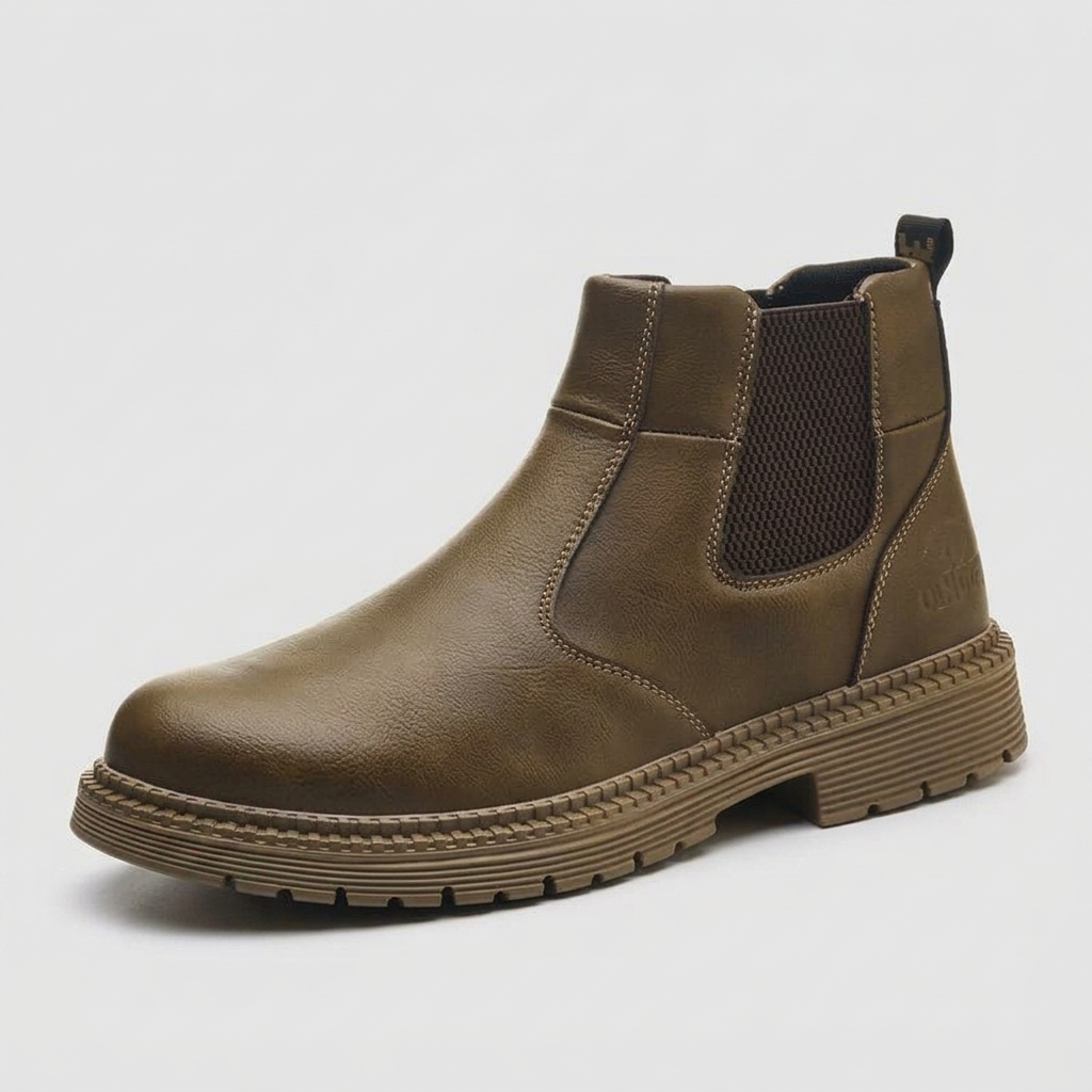 Forgewick Steel Toe-Cap Safety Boots - Khaki