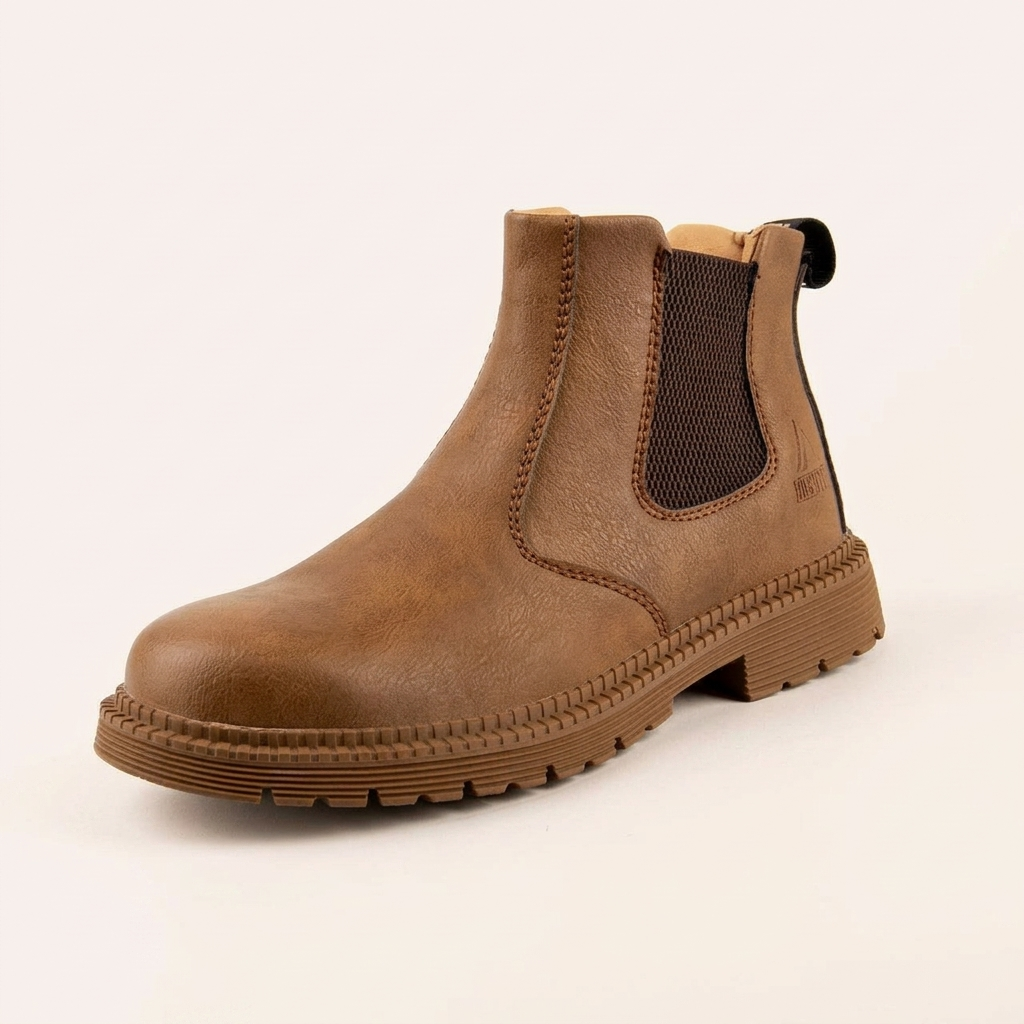 Forgewick Steel Toe-Cap Safety Boots - Light Brown
