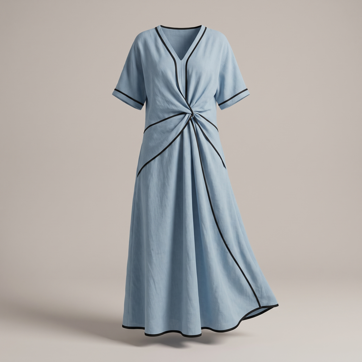 Freya Flow Dress - Blue