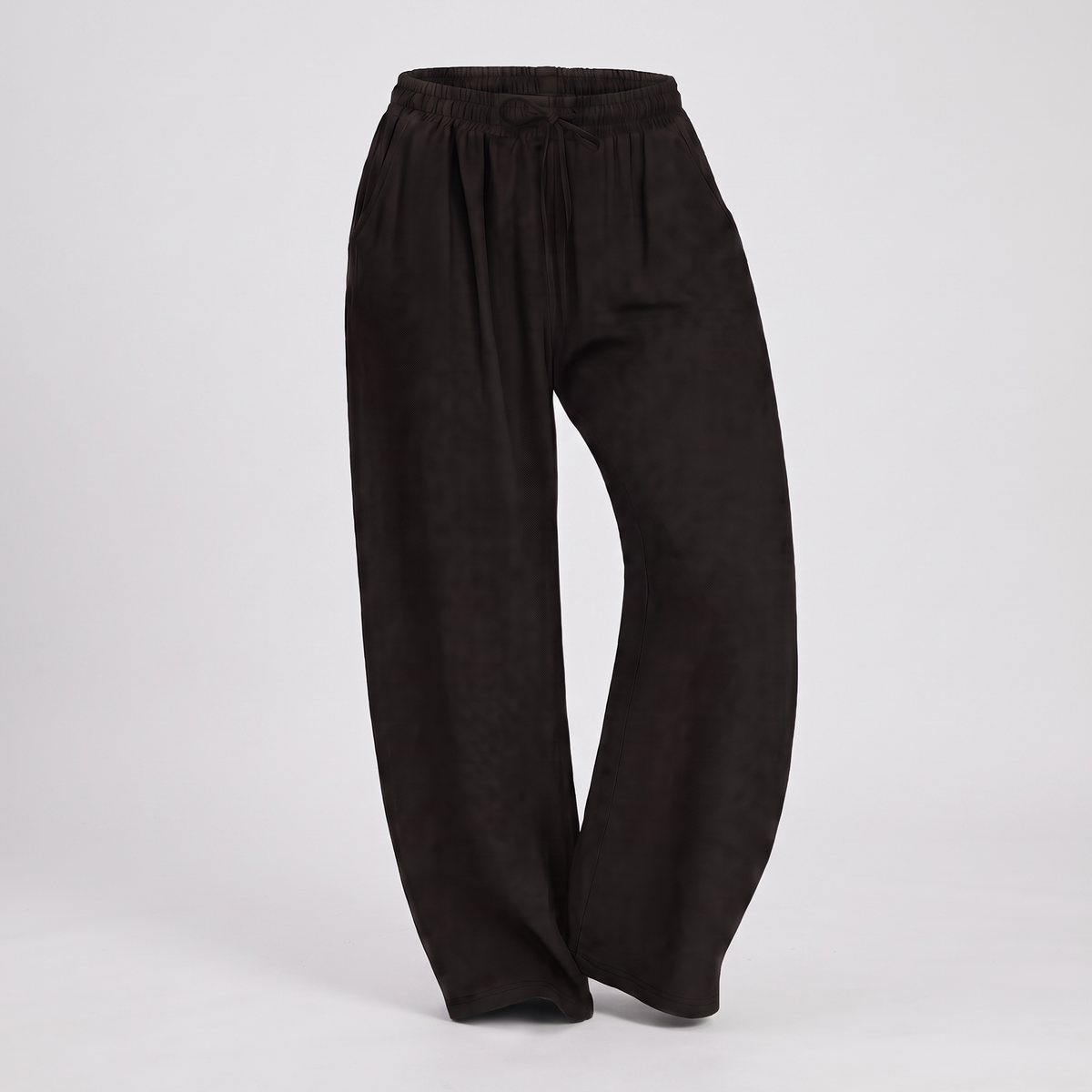 Freya High-Waist Wide-Leg Trousers - Black