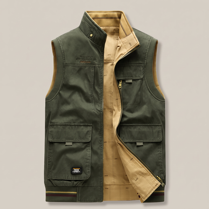 Frontier Vest - Green Khaki