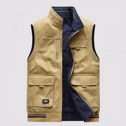 Frontier Vest - Khaki Blue