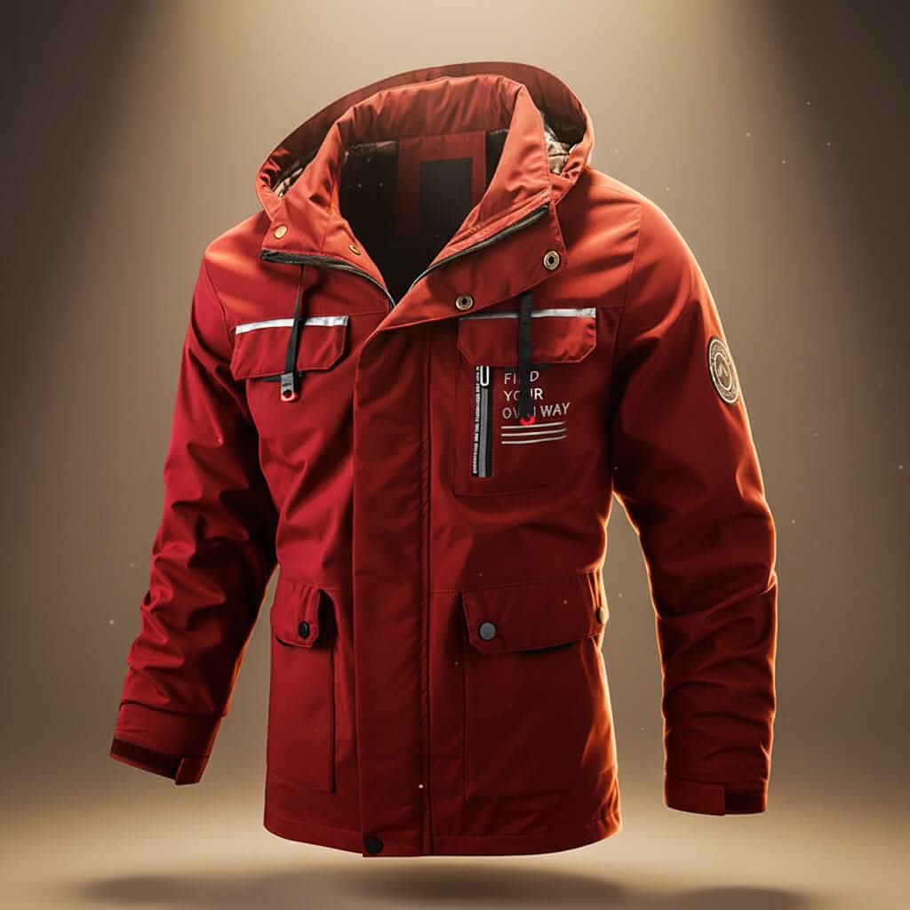 Frostline Jacket - Crimson Red