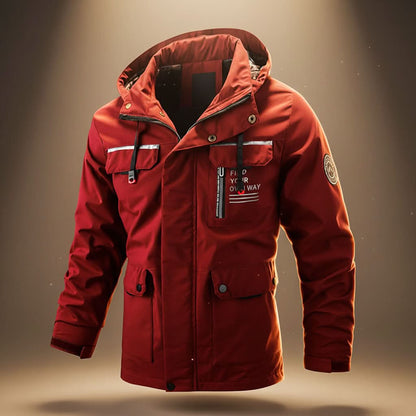 Frostline Jacket - Crimson Red