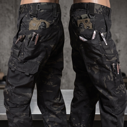 Gainsford Tactical Utility Trousers - Black Camouflage