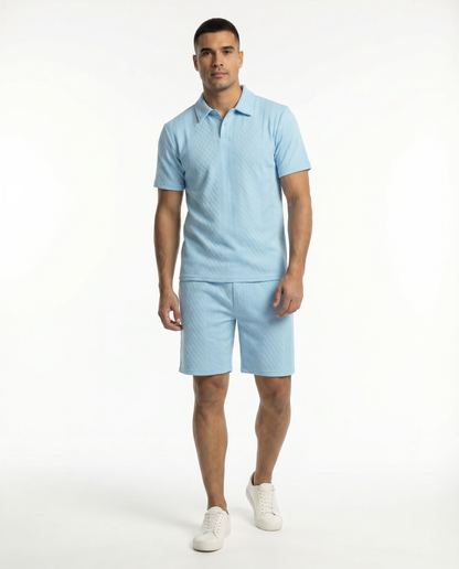 George Casual Set - Light Blue
