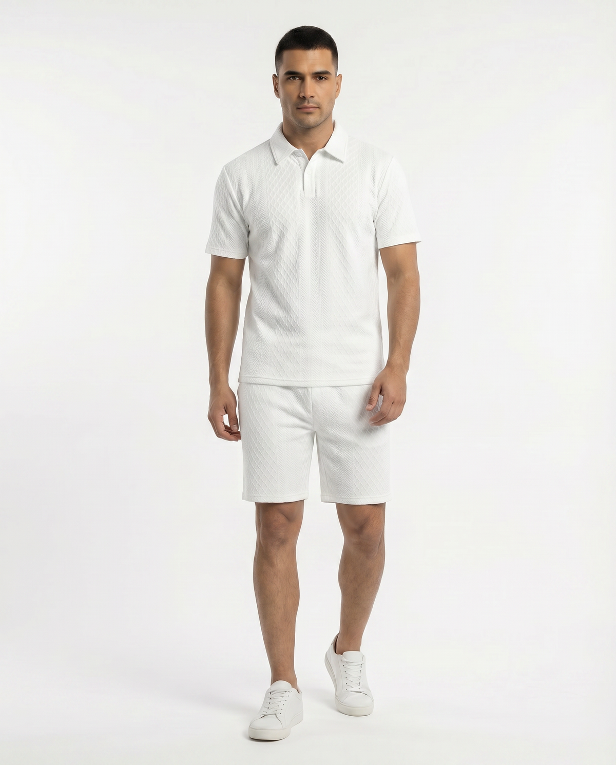 George Casual Set - White