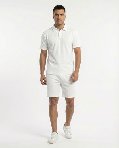 George Casual Set - White