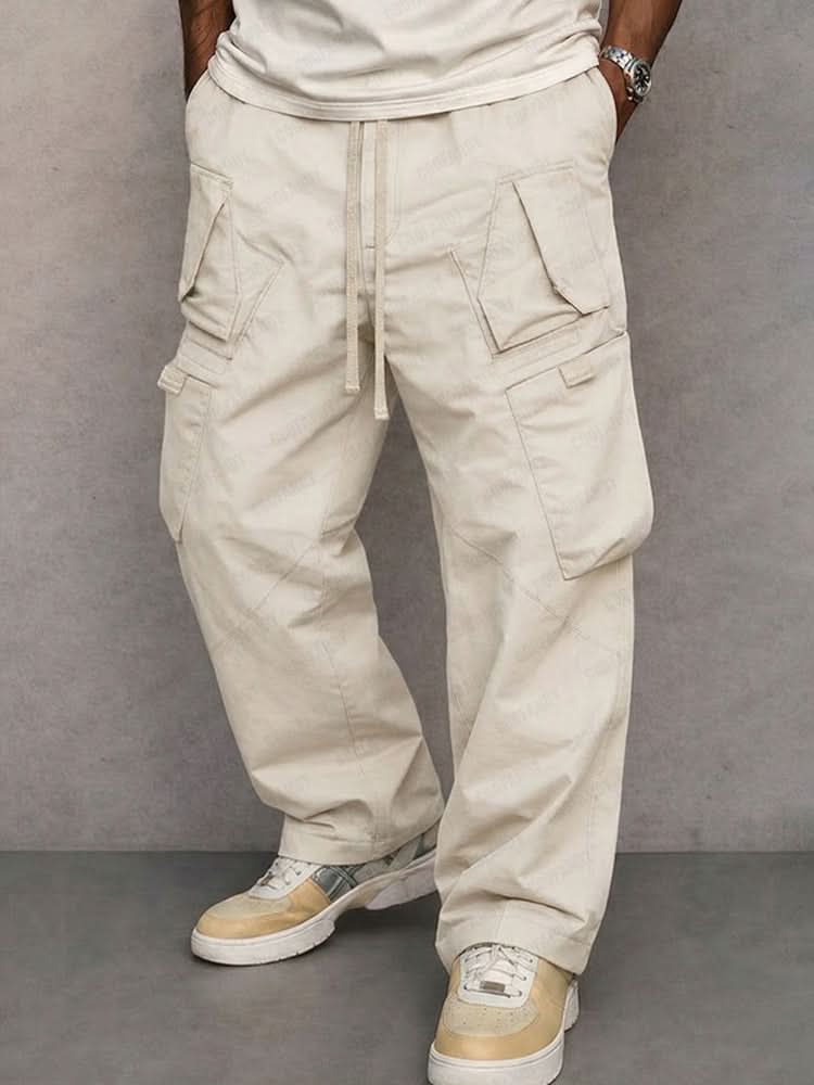 George Utility Trousers - White