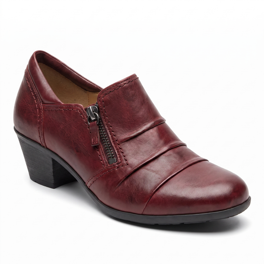 Glenmere Easy-On High-Top Trainers - Red