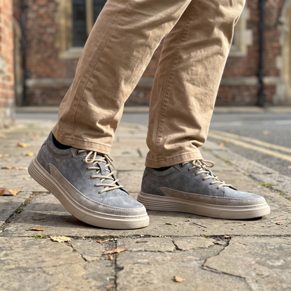 Glenmore Soft Suede-Look Trainers