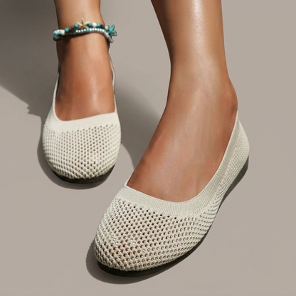 Glenwick Air-Mesh Comfort Slip-Ons - Beige
