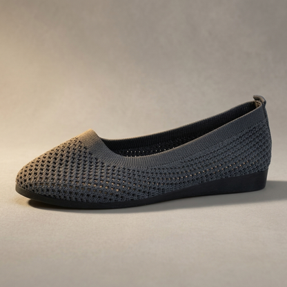 Glenwick Air-Mesh Comfort Slip-Ons - Dark Grey