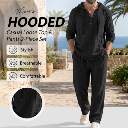 Grafton Casual Two-Piece Set - Black