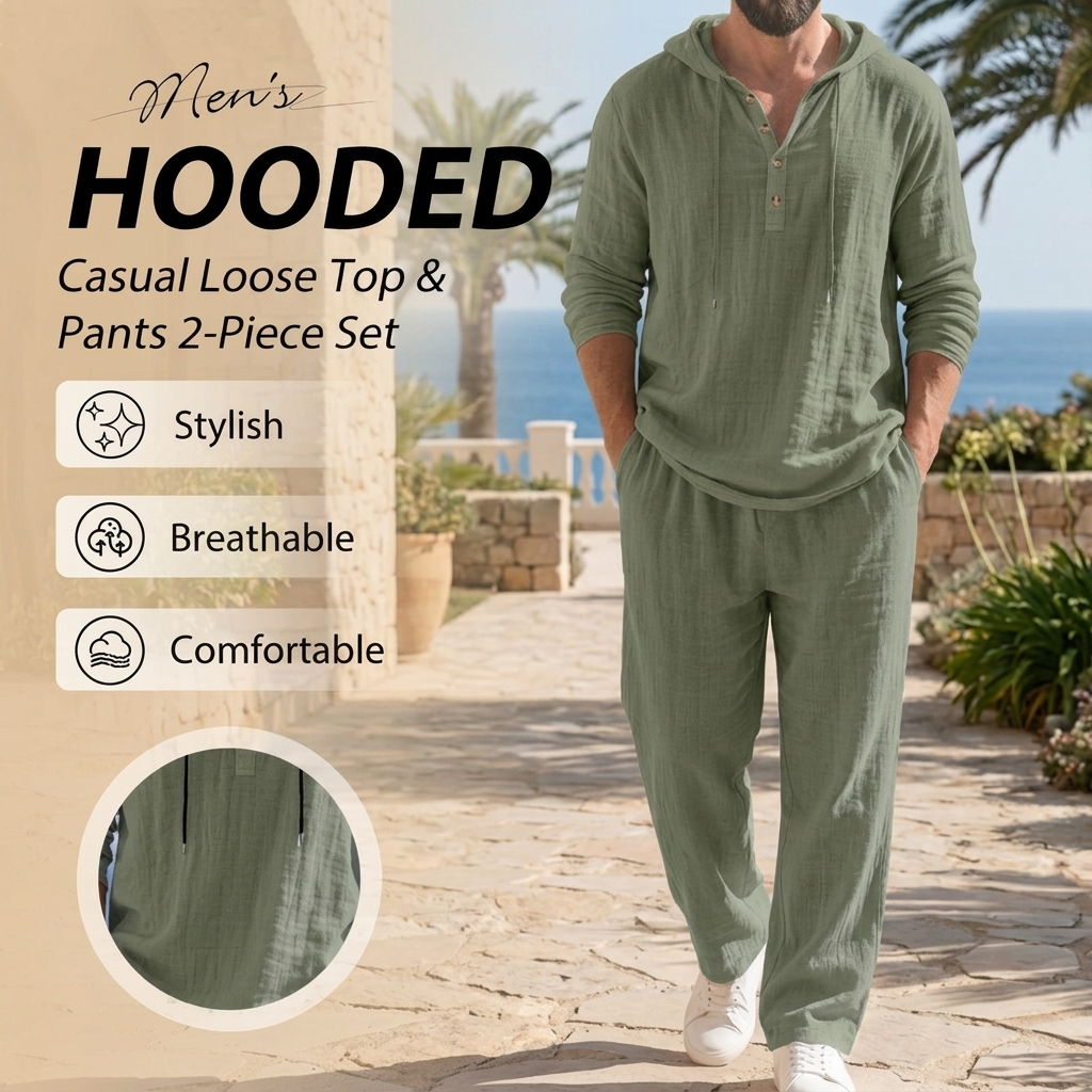 Grafton Casual Two-Piece Set - Green