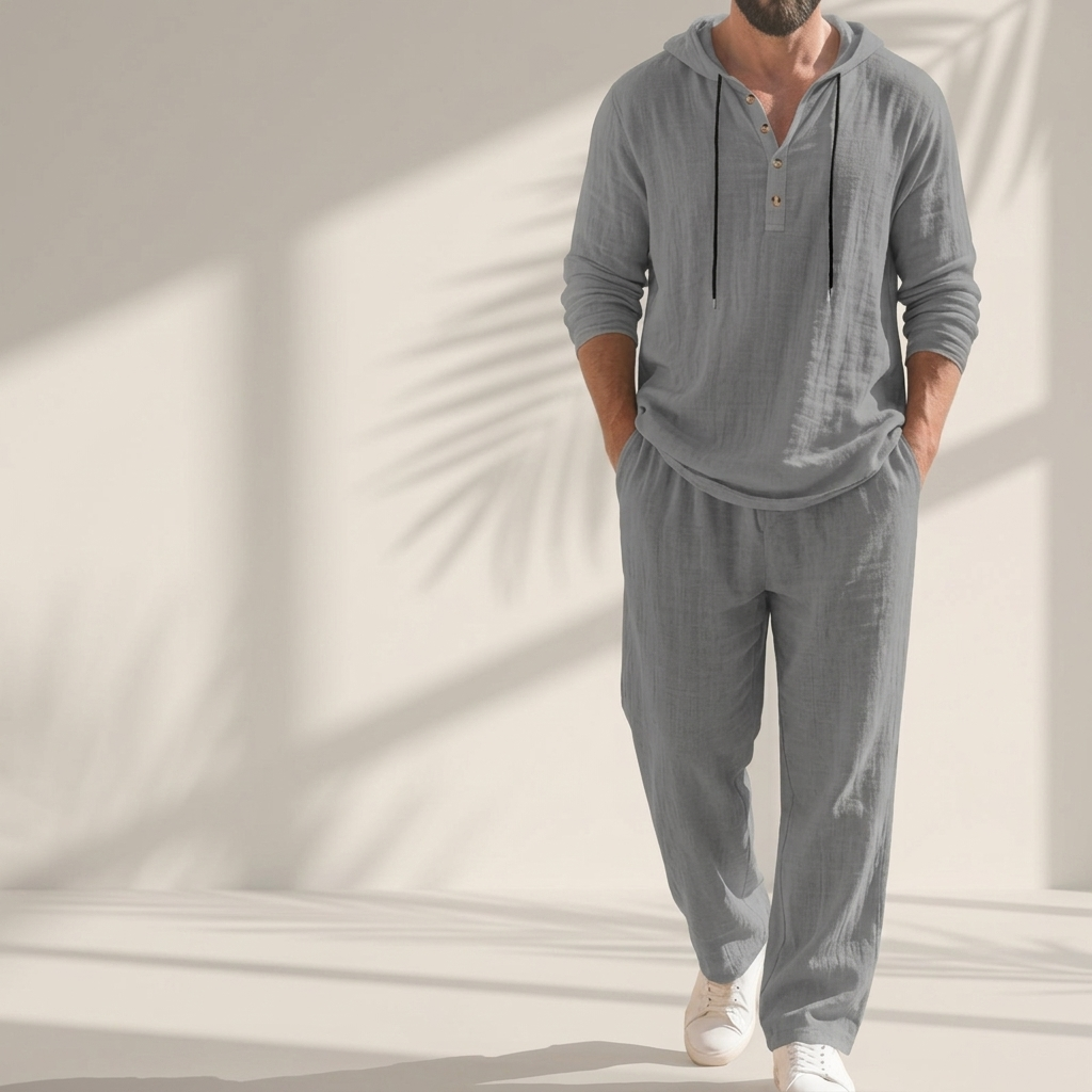 Grafton Casual Two-Piece Set - Grey