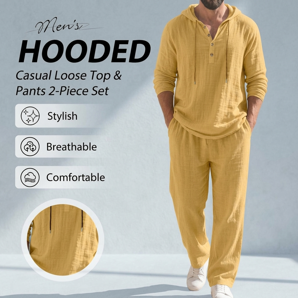 Grafton Casual Two-Piece Set - Yellow