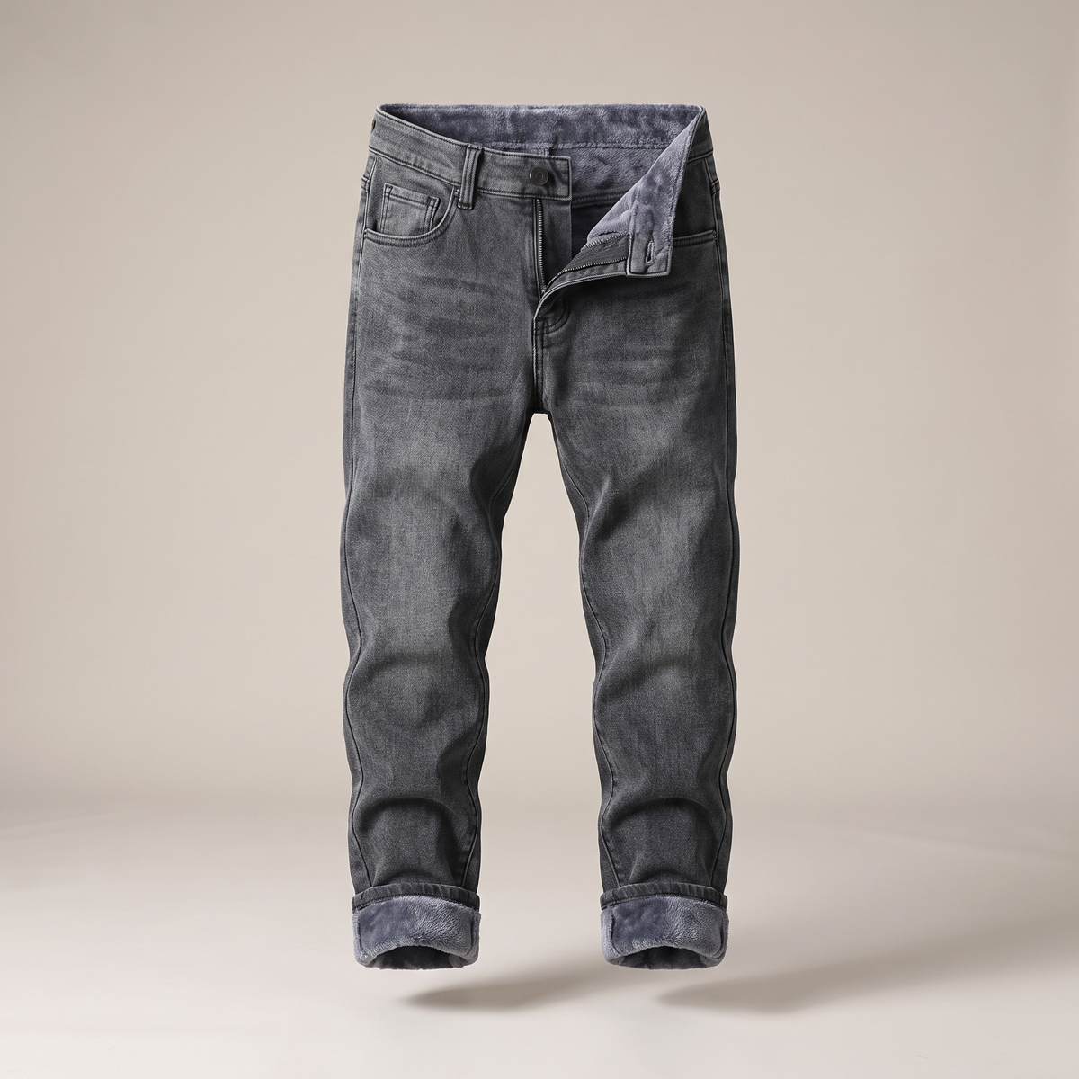 Grangefield Lined Denim - Smoke Grey