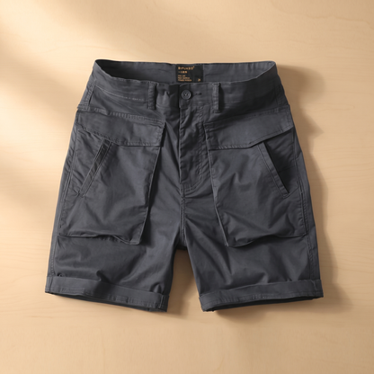 Halesford Utility Pocket Shorts - Gray