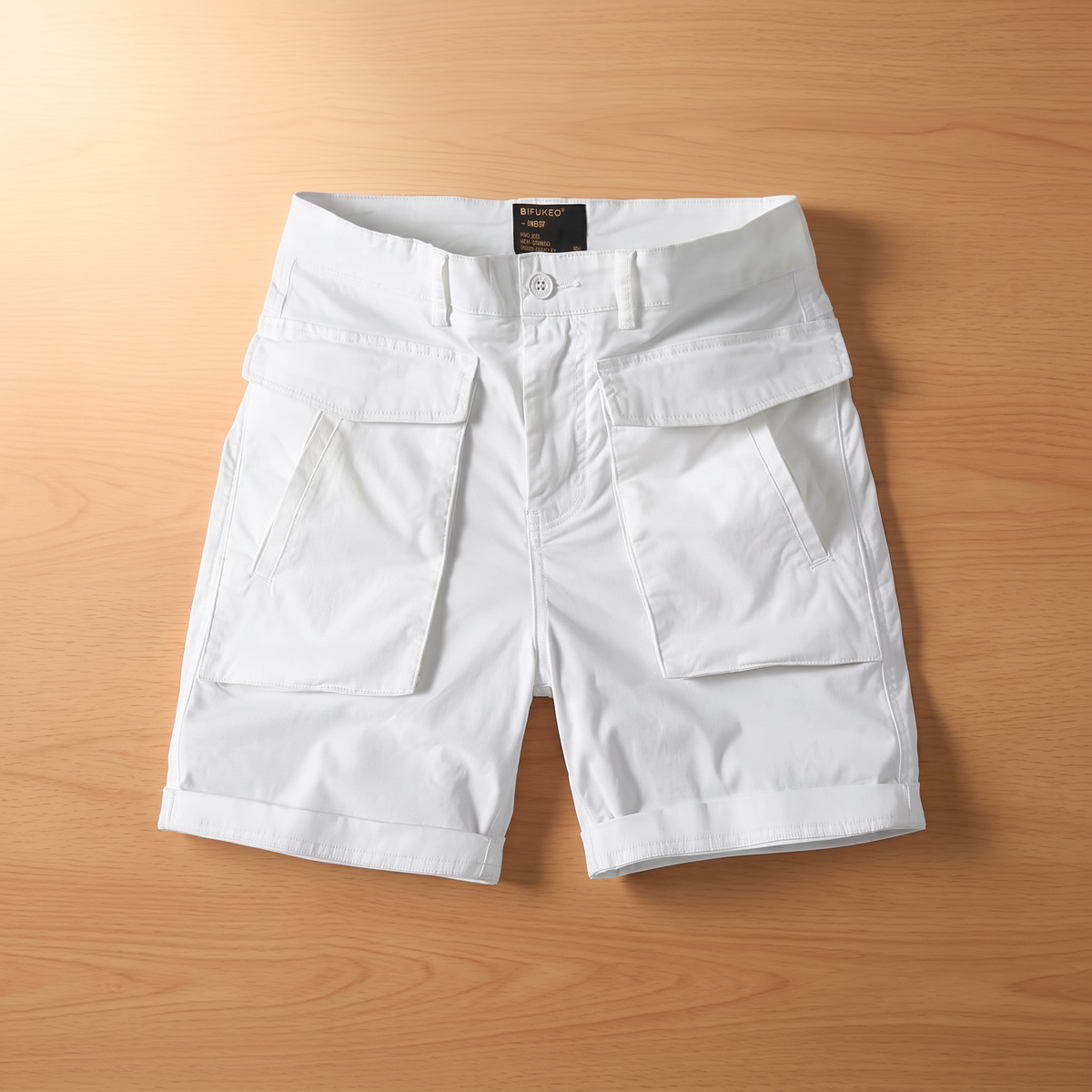 Halesford Utility Pocket Shorts - White