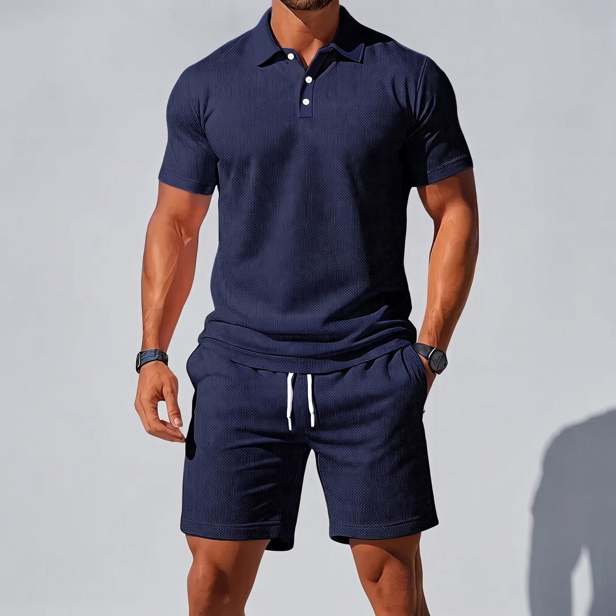 Hampton Refined Leisure Set - Dark Blue