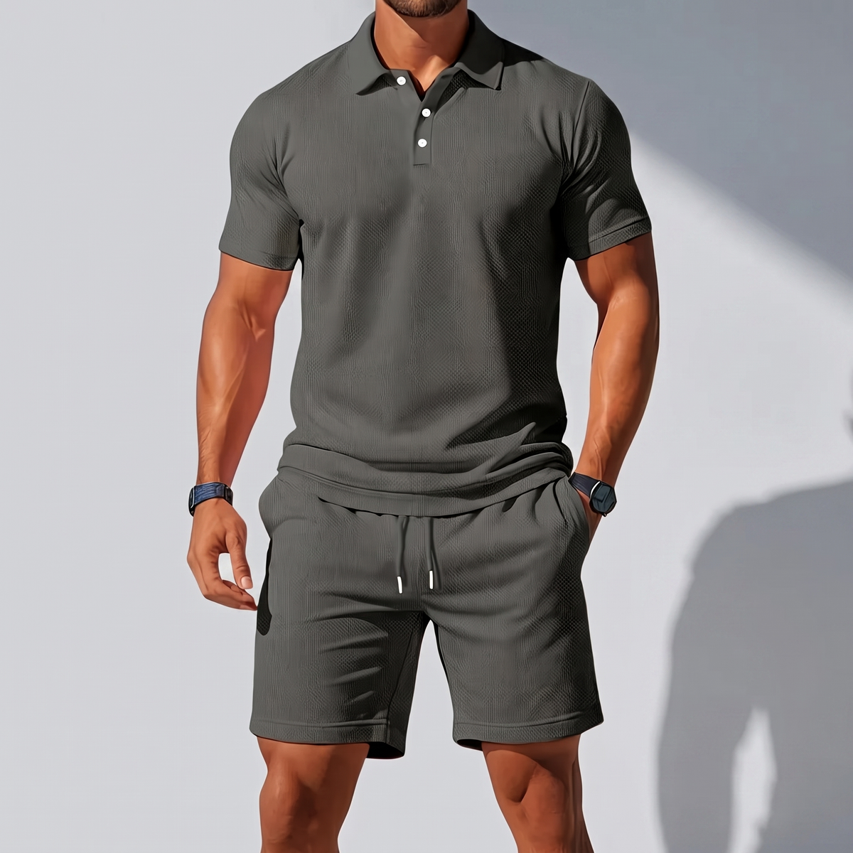 Hampton Refined Leisure Set - Grey