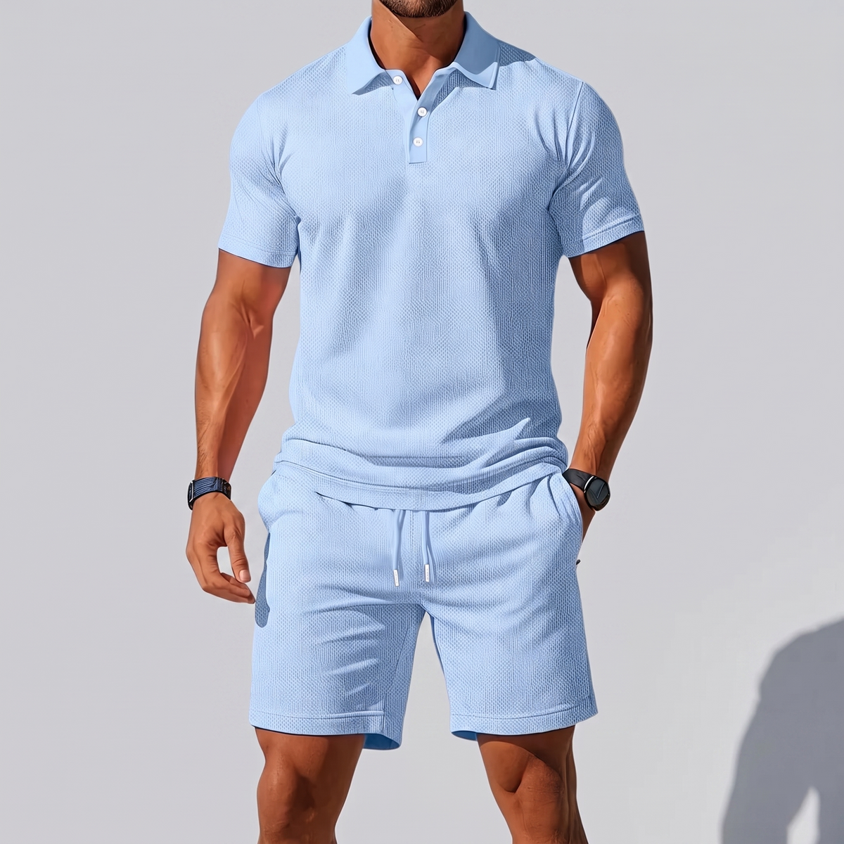 Hampton Refined Leisure Set - Light Blue