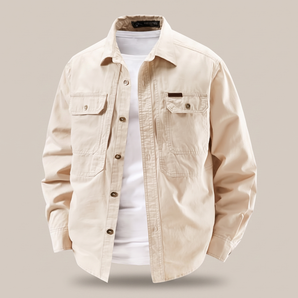Harbourline Utility Shirt - Off-White